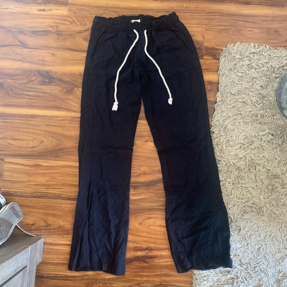 DRAWSTRING ROXY LINEN PANTS